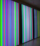 Davide Maria Coltro, Serie Diapason, 2022 dettaglio del flusso visivo su quadro mediale tipo QM SYSTEM65