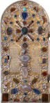 Tabernacolo Nuovo Altar Maggiore, intagliatori Centro-Italia, XVI-XVIII secolo. Pietre dure, rame, argento,, Bosco M., Santa Croce