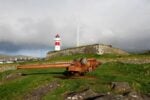 Cannone britannico della Seconda guerra mondiale sul forte di Skansin, a Tórshavn. Photo Erik Christensen