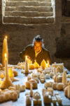 Carlos Garaicoa in Ahora juguemos a desaparecer I, installation view at Rocca Maggiore, Assisi, 2024. Photo Ela Bialkowska - OKNO studio photography