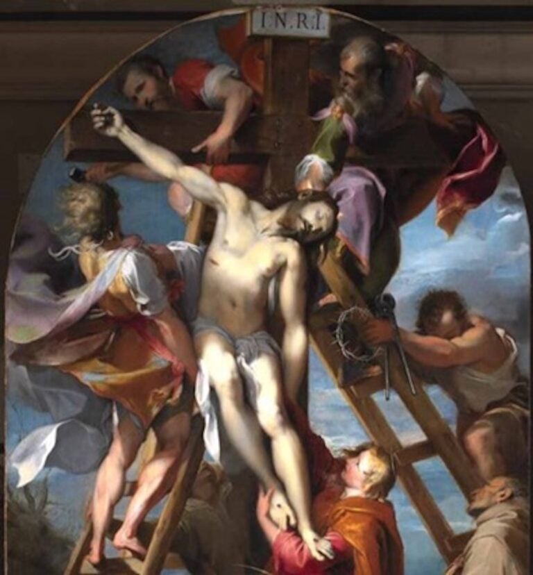 Federico Barocci, La Deposizione dalla Croce, 1567, Cattedrale di San Lorenzo, Perugia copia