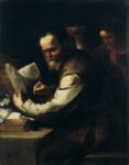 Luca Giordano, Santippe versa l'acqua sul collo di Socrate. Courtesy Cambi Casa d’Aste
