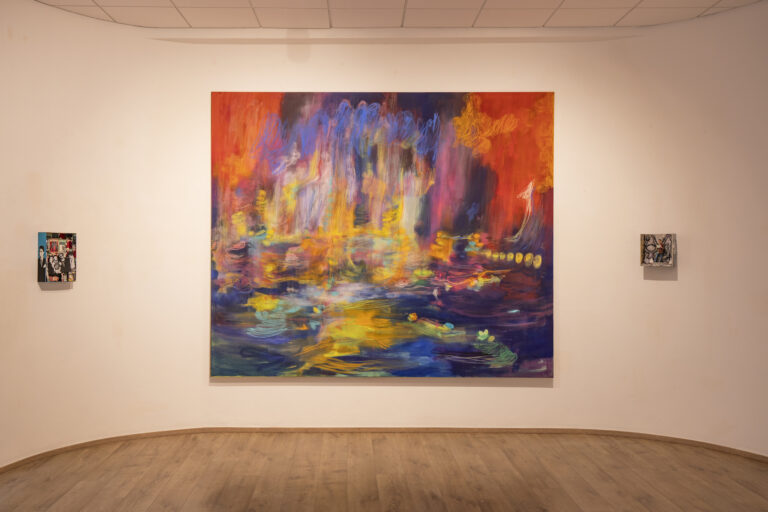Marco Cingolani, Atelier du peintre, installation view at Galleria Gaburro, Milano, 2024. Photo Anna Pendoli