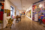 Marco Cingolani, Atelier du peintre, installation view at Galleria Gaburro, Milano, 2024. Photo Anna Pendoli