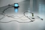 Max Blotas, Crystal clear _ Eau de Roche, Installation, 2020. CYFEST 15 Vulnerability, CREA-One Contemporary Art Space, 2024. Photo Edith Bunimovich.