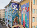 Murales Agus Rucula e Rame13. Foto Gabriele Orlandini, Liceo Artistico Caravaggio, Roma, 2024