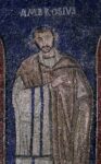 Sacello di San Vittore in Ciel d Oro in Sant Ambrogio a Milano Raffigurazione di Sant Ambrogio IV secolo da Wikimedia Commons autore Sailko