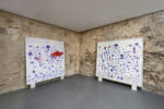 Veduta della mostra “Giuseppe Stampone. Game Over”, Fondazione Malvina Menegaz, Castelbasso. Palazzo De Sanctis. Ph Gino Di Paolo.
