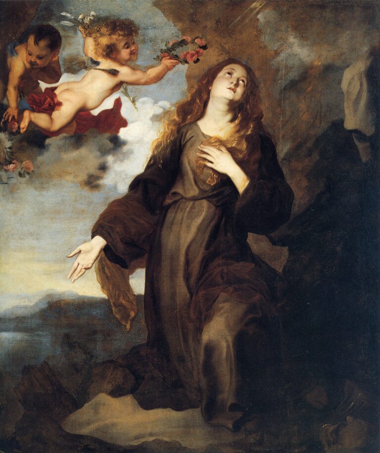 antoon van dyck santa rosalia incoronata da angioletti 1624 25 ca olio su tela collezione galleria regionale palazzo abatellis 1 Santa Rosalia nell'arte. Dalle Fiandre a Palermo, il romanzo storico di un'iconografia