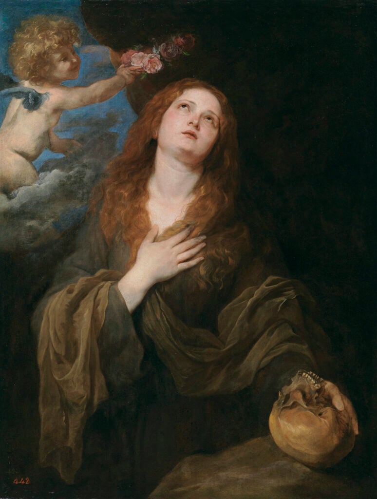 Antoon van Dyck, Santa Rosalia, olio su tela - 1625 ca. Museo del Prado, Madrid