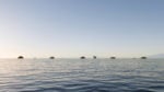 Boats can easily navigate between the islands, and trees and vegetation will grow on the artificial pontoons. Copyright Angelo Renna