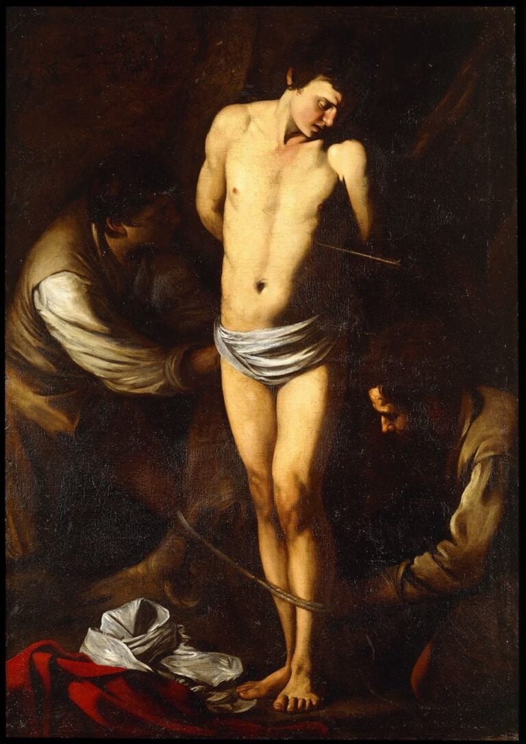 Caravaggio (attr.), San Sebastiano, Collezione privata copia