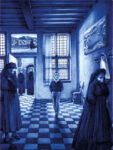 Giuseppe Stampone, Matriarcale, 2023, penna bic su tavola 40x30 cm, Photo Gino Di Paolo