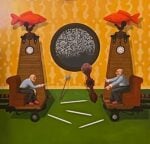 Luigi Serafini, Convesazione squisita con matite ben temprate, 2021, Collezione VAF-Stiftung