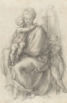 Michelangelo, Vergine con Bambino e San Giovannino, 1532. Royal Collection Enterprises Limited 2024 Royal Collection Trust