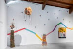 Pascale Marthine Tayou, Love Letter, Oasy Contemporary Art and Architecture, San Marcello Piteglio, 2024. Courtesy of the artist and GALLERIA CONTINUA. Photo OKNO Studio © ADAGP, 2024