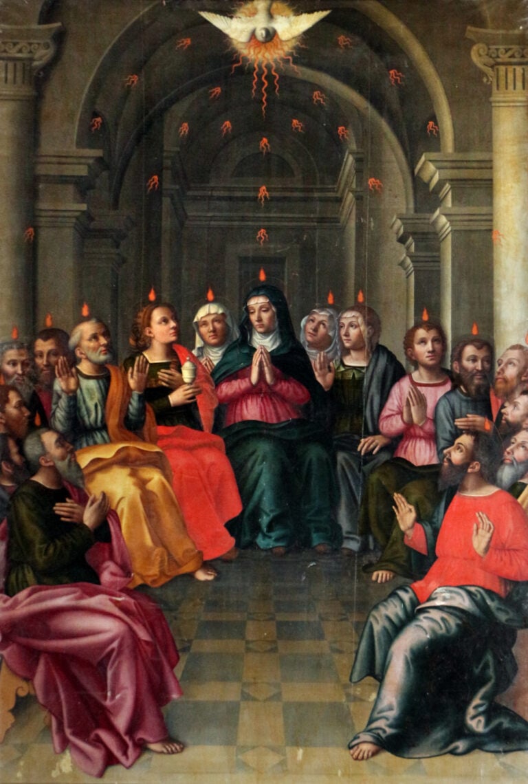 Plautilla Nelli, La Pentecoste, 1554, Chiesa di San Domenico Perugia