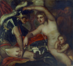 Bottega di Alessandro Varotari, detto il Padovanino. Marte e Venere che giocano a scacchi, prima metà del XVII secolo. Olio su tela, 113 x 126 cm. Musei Civici Verona