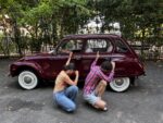 Sleep in the car. Photo Virgilio Sieni Danza Urbana