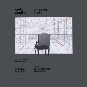 Giulio Paolini - Un posto vuoto