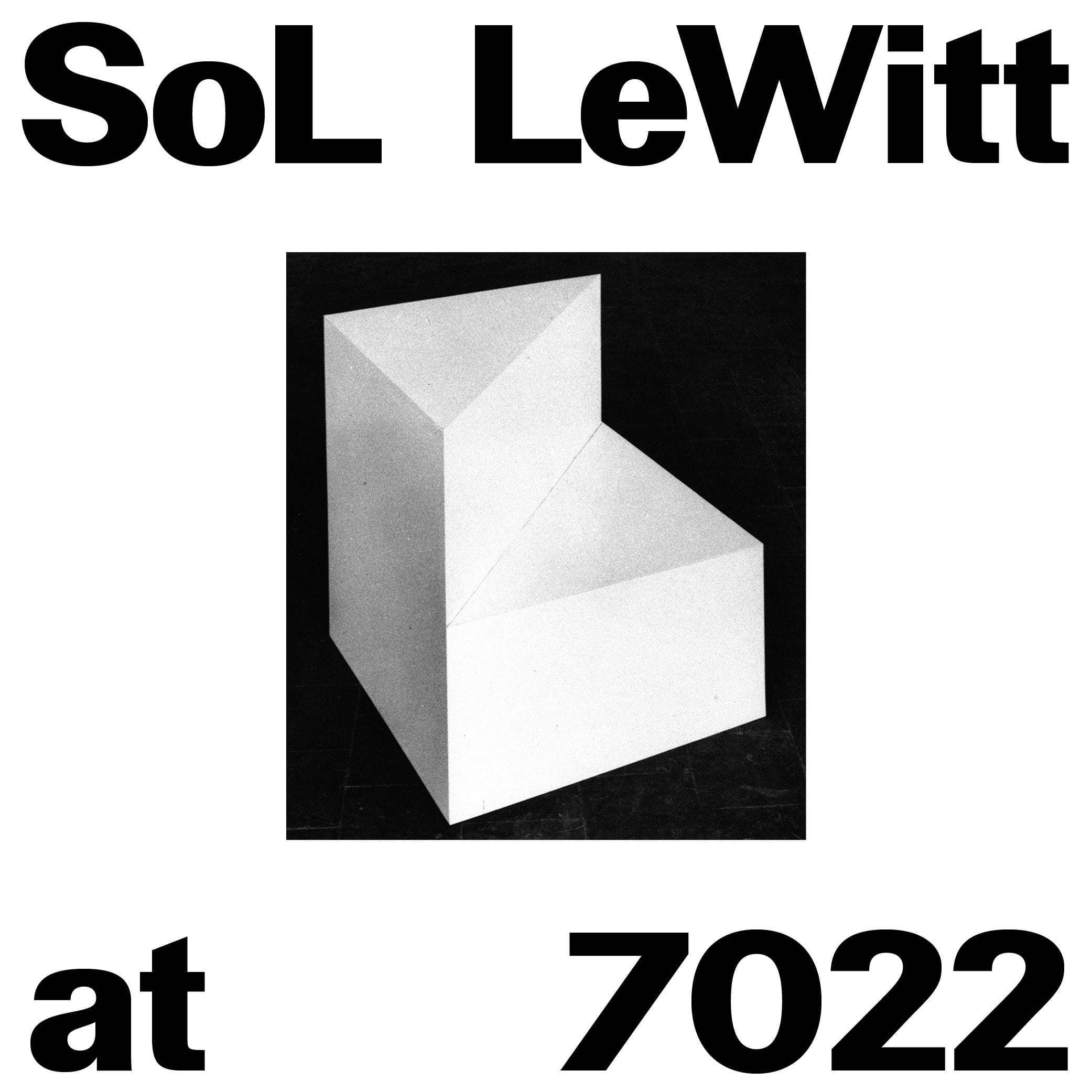 Sol LeWitt - Forms Derived From A Cube | Artribune