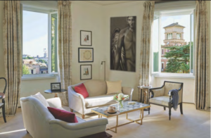 In una delle suite dell’Hotel Eden di Roma c’è nascosta una mostra d’arte contemporanea
