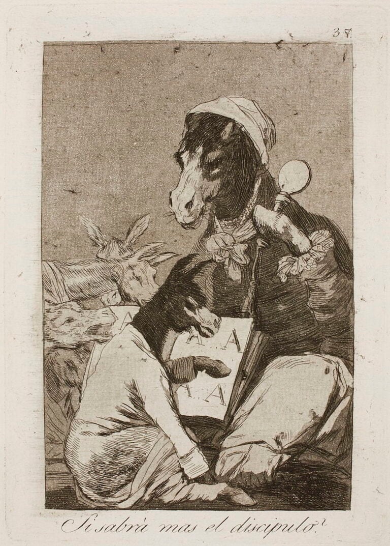 Goya, Ne saprà di più il discepolo