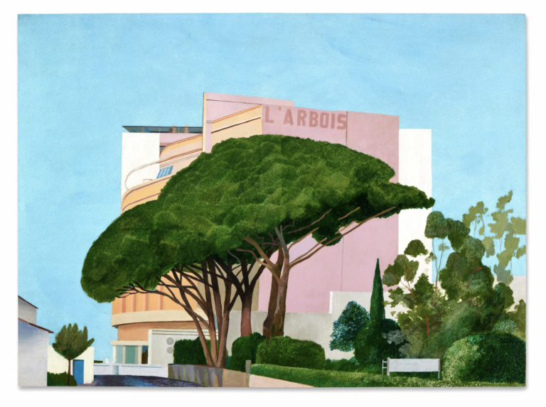 David Hockney, L'Arbois, Sainte-Maxime (1968). Courtesy of Sotheby's