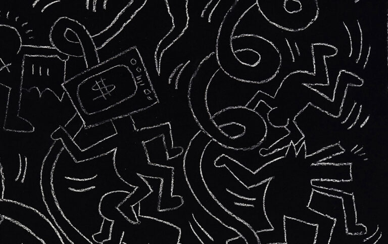 I graffiti “metropolitani” di Keith Haring all’asta da Sotheby’s. Il video 