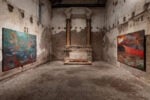 Jill Mulleady, Fiamma Rossa, installation view at Sant'Andrea de Scaphis, Roma, 2024. Photo Daniele Molajoli
