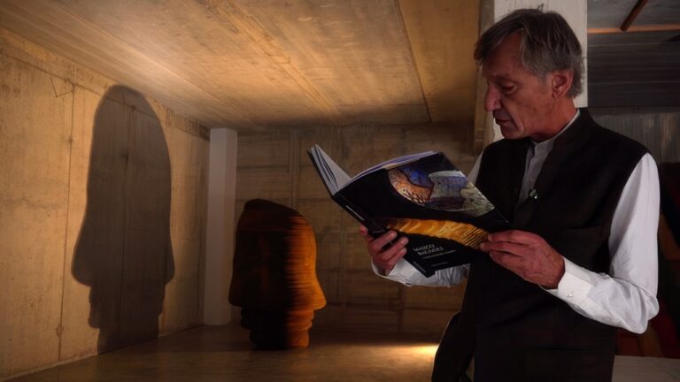 Marco Bagnoli nell'Atelier