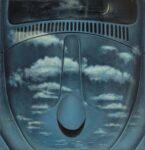 Mostra Piero Guccione Sul far della luna 1968/69 Olio su tela