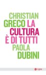 La cultura è di tutti, copertina libro