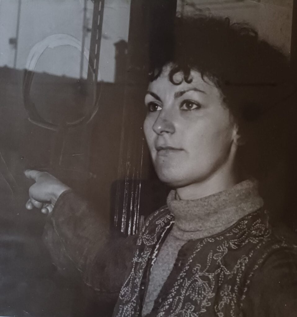 Milli Gandini, La mamma è uscita (Salario al lavoro domestico – primo piano) #5,vintage, cm 30x24, 1975