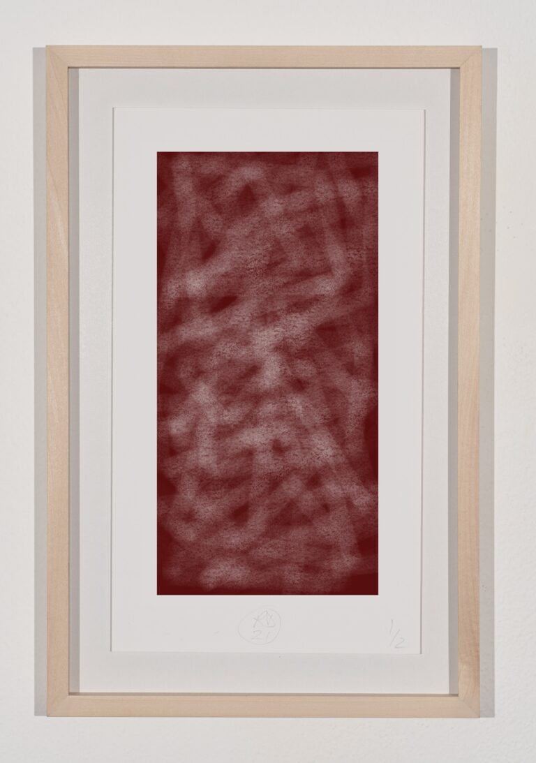 richard deacon bed 22 2024 fine art giclee print on cotton paper 355 x 20 cm A Palermo tre artisti esplorano il tema del giardino. Una mostra tra estetica e botanica