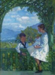 Umberto Moggioli, Ritratto dei bambini Pedrotti, 1913. Collezione Intesa Sanpaolo