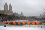 The Gates, Central Park, New York City, 1979-2005 — Photo: Wolfgang Volz © 2005 Christo and Jeanne-Claude Foundation