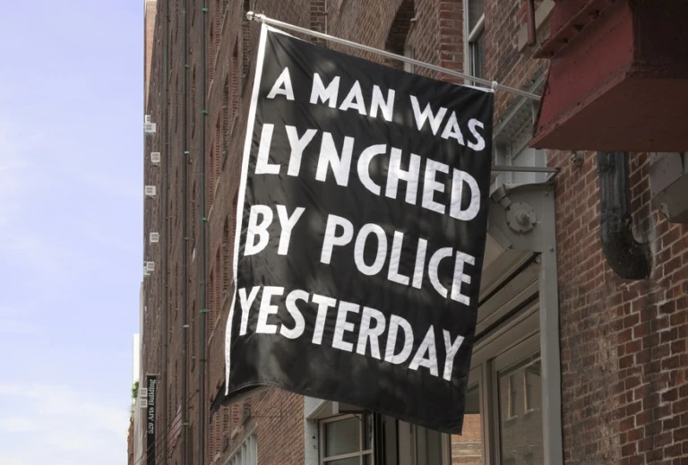 Dread Scott – A Man Was Lynched by Police Yesterday