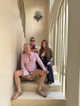 La famiglia Gigli, con Romeo, Lara, Diletta, al Riad Romeo nel cuore della Medina di Marrakech