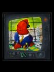 Luigi Serafini, Telequadro con sig. Tomatoide n. 25, olio su tela 2019, Crediti: Studio Tettamanzi