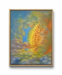 Il Sole da Giovane #144, 2024, olio su tavola, 20x16cm. Courtesy of ADA, Rome