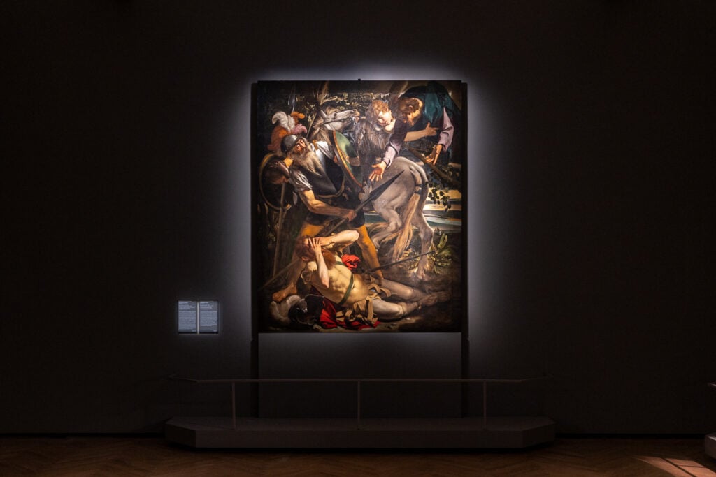 Caravaggio 2025, Le Gallerie Nazionali di Arte Antica, Installation view by Alberto Novelli & Alessio Panunzi