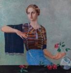 Luigi Bonazza, Ritratto di Gigina, 1930, olio su tela. Collezione privata