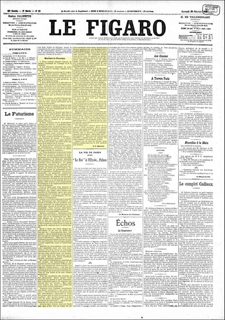 Manifesto del futurismo