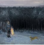 "Atelier.it” al Santuario dell’Ercole Vincitore di Tivoli, Qi Zhang, Il paese della neve, 2024, Olio su tela, 100x100 cm