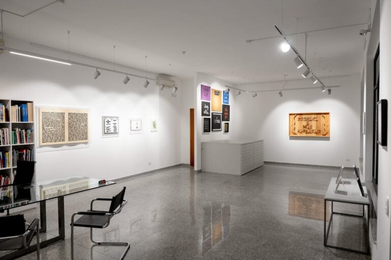 Testuale, installation view at Sangallo Fine Art, Vasto, 2025