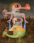 Victor Brauner, Totem de la subjectivité blessée II), 1948. Legs de Mme Jacqueline Victor Brauner en 1986. Centre Pompidou, Paris, Musée national d’art