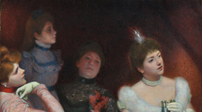 Federico Zandomeneghi  (Venezia 1841 - Paris 1917) Au théâtre - nel palco