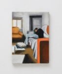 Lampante, a cura di Marco Neri, Giulia Cacciatore, "Sì-sto dormendo", 2023 - olio su lino, 35 x 25 cm