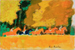 André Brasilier, Sottobosco d’autunno, olio su tela, 2024 Courtesy Galerie Opera